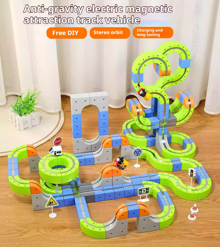 Montessori Motorized Train & Gravity Maze Toy