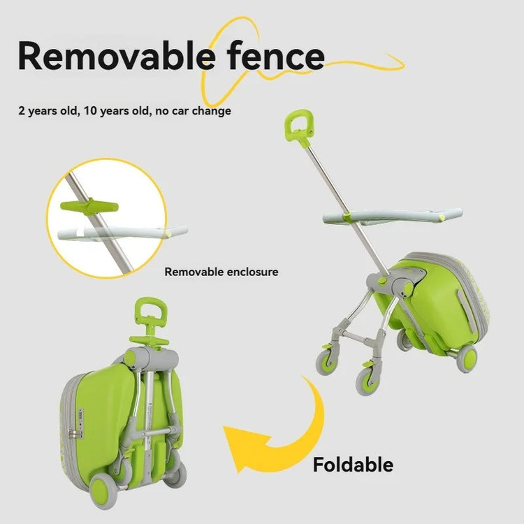 Kids Travel Trolley Suitcase Children Luggage Pulling