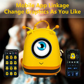 Led Backpack Glow Eyes Backpack: Smart LED Bag for Kids