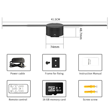 3D Hologram LED Display Player