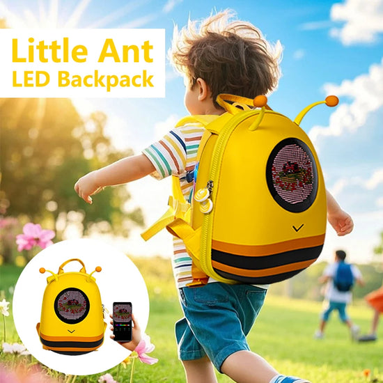 Led Backpack Glow Eyes Backpack: Smart LED Bag for Kids