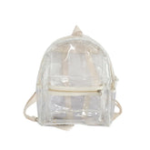 Tote bags for schools Adjustable Straps Waterproof clear backpack with adjustable straps and front pocket.