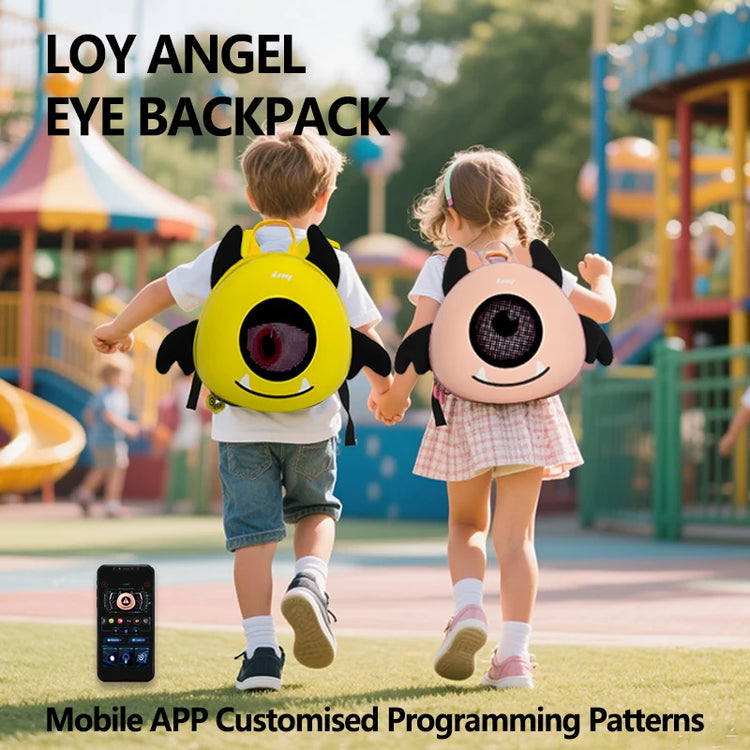 School Backpack Led Screen Cell Phone Programming